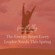 Energy Reset for Leaders